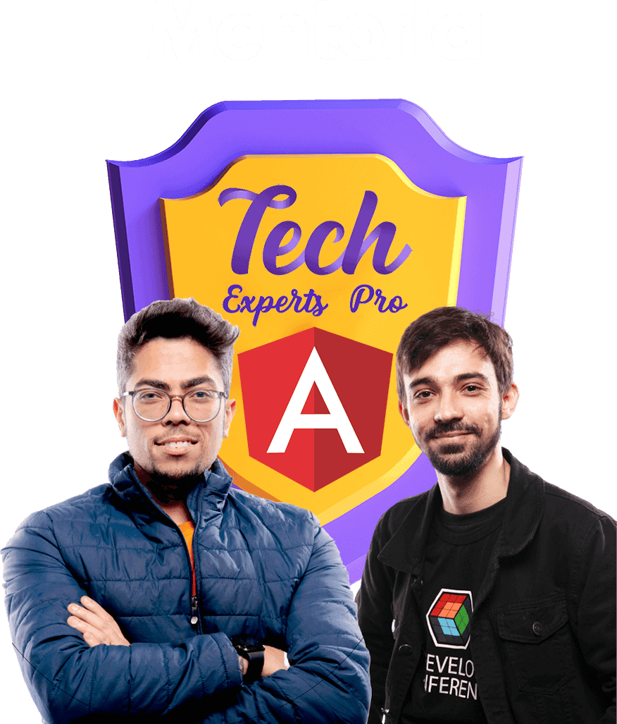 Logo da mentoria Angular Pro com Paolo Almeida e Andrew Rosário